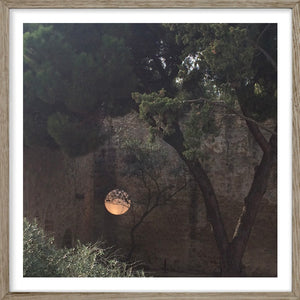 The moon inside